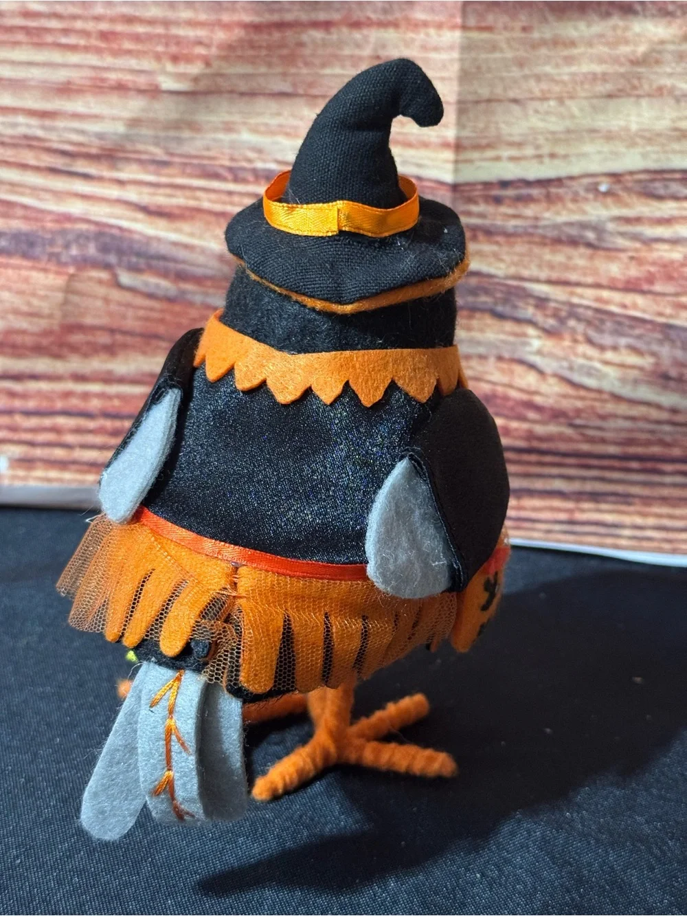 Target Black & Orange Witch Bird Plush kettle